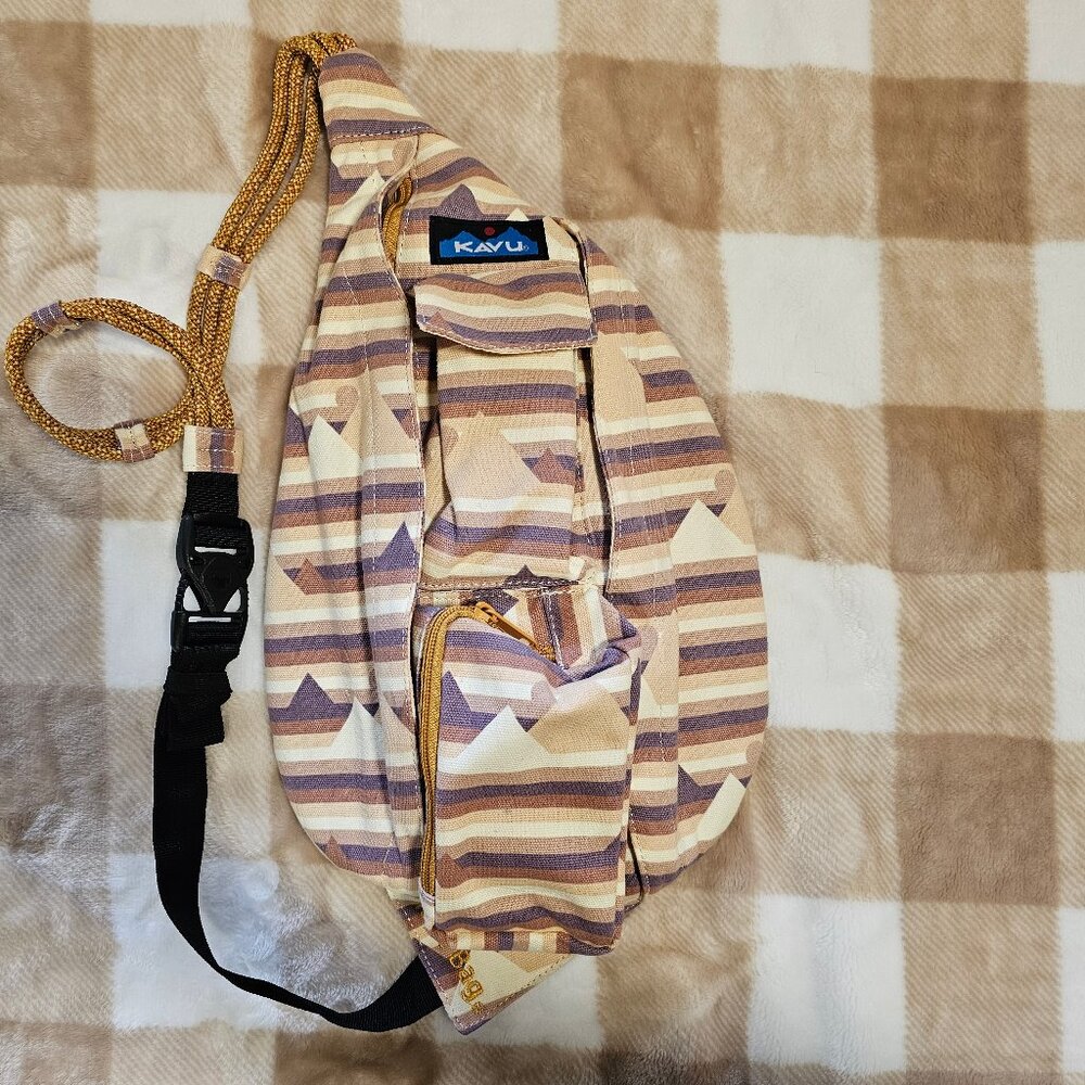 Kavu Mini Rope Bag Canvas Summit View